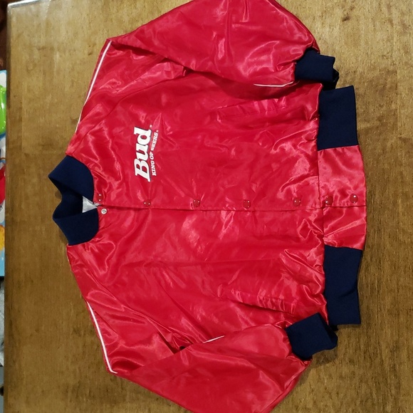 Vintage Western Rodeo Budweiser Jacket Large - Picture 2 of 11